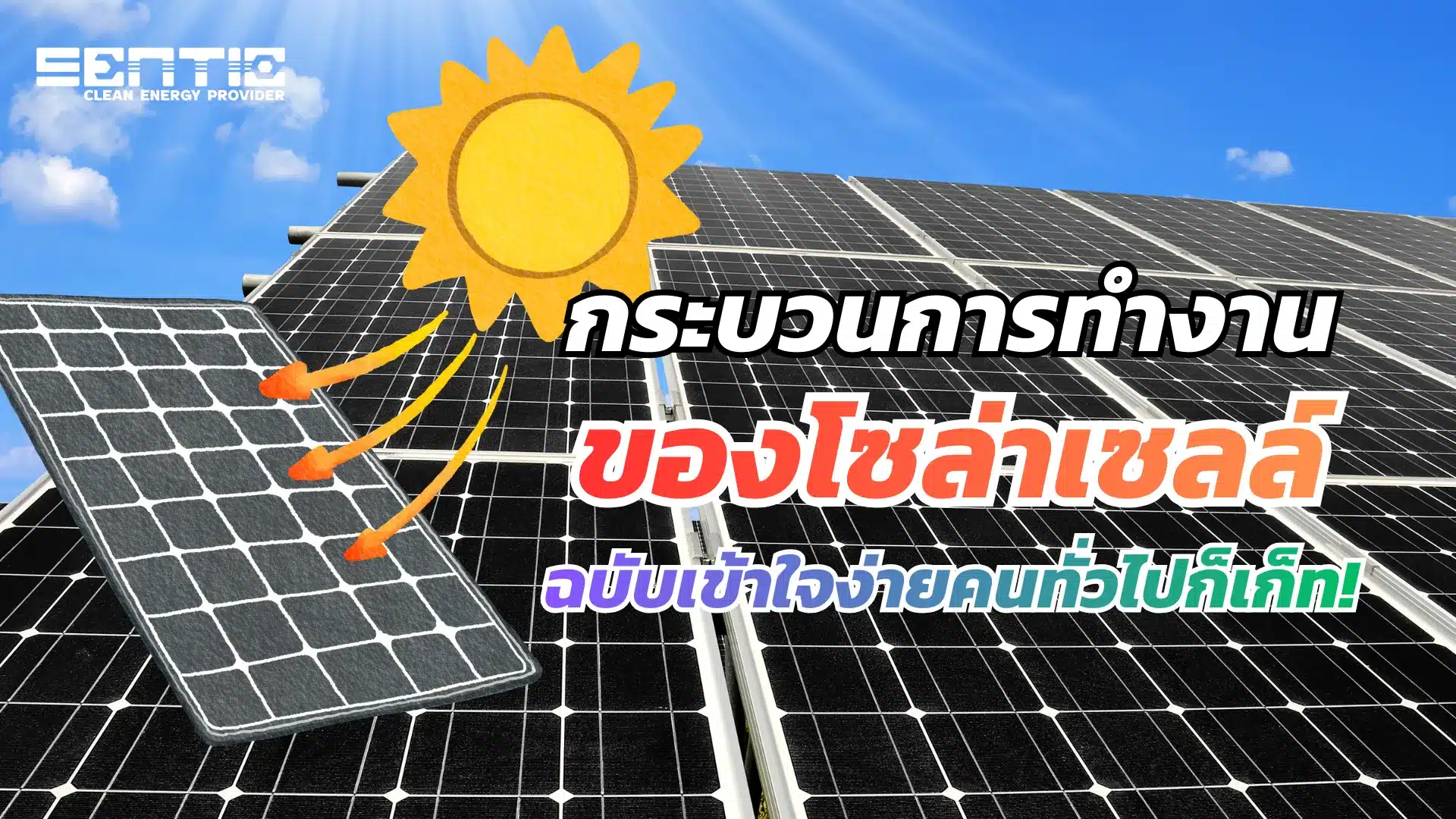 กระบวนการทำงานของโซล่าเซลล์ ฉบับเข้าใจง่ายคนทั่วไปก็เก็ท!